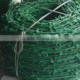 Green PVC Coated Barbed Wire