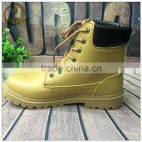 2016 Man dress leather police officer safety shoes