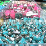 colorful pastel claw stone manik resin beads candy garment apperal embellished