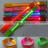 2015 New Style 2.5 cm Nylon Flashing LED Snap Reflective Bracelet thumbnail-1