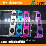 2.5D Color Brushed Metal Tempered Glass Screen Protector Guard for Samsung S5 thumbnail-3