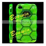 Green Hexagon Soft TPU Gel Crystal Jelly Case Cover for Apple Iphone 4s thumbnail-1
