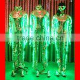 Mirror Man LED Dance Costume With Mask thumbnail-4