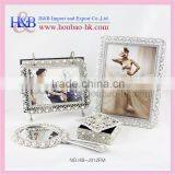 Factory Direct Sale Royal Classical Pearl Metal Photo Frame