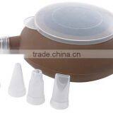 Ice Cream Pot With Three Silicone Piping Nozzles thumbnail-1