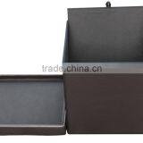 Bedroom Furniture! Colorful Printing Folding Storage Ottoman thumbnail-4