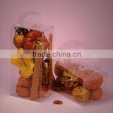 Clear PVC Plastic Box With a Large Half Circle Handle