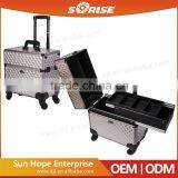 Professional Makeup Trolley Luggage Lighted Cases With Compartments thumbnail-1