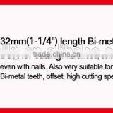 32mm(1-1/4'') Lengthen Bi-metal Oscillating Tool Saw Blade for Cutting Soft Metal ,nails ,using in Milti Tool Such as Dremel thumbnail-2
