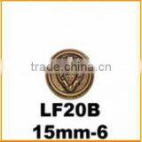 Top Design Sewing Button, Item No.LE20B, Size:15mm-6