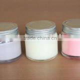 Color Natural Scented Soy Wax Glass Container Personalized Covered Apothecary Candle Jar thumbnail-3