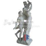 White Marble Couple Statue thumbnail-1