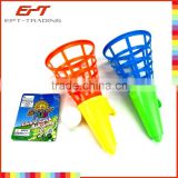Hot selling kids plastic throw and catch ball game toy set