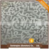 China online selling embossed microfiber fabric most selling product in alibaba