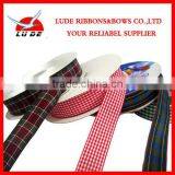2014 Hot Sale Plaid Ribbon Wholesale