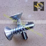China Export Csk flat Tek screw self drilling screw