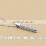 Article S925 Pure Silver Drill Collar Bone Chain Female Personality Type Fashion Necklace in Europe and America thumbnail-1