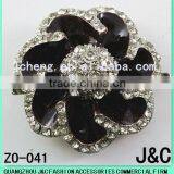 Fashion Round Rhineston Zamac Button