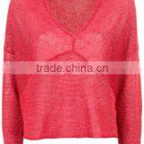 15JWL0228 Woman Linen Jumper