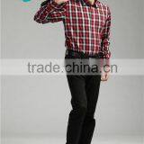2015 Bladies New Bamboo Fiber Shirts For Men Plaid Shirts For Men thumbnail-2