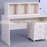 Kid Blue Wooden Classic Study Table Storage Computer PC thumbnail-3