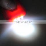 Mini Solar Power Rechargeable 3LED Flashlight Keychain Torch thumbnail-2