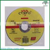 China Factory Flat Freehand metal cutting disc qualitiy lower price
