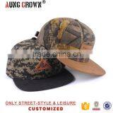 Wholesale Cheap Flat Bill Cap/leather Patch Custom Hat thumbnail-1