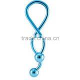 Titanium Ear Spiral Earrings Twister Body Piercing Jewelry thumbnail-1