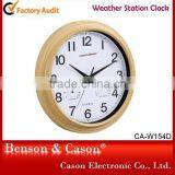Cason Decorative Quartz Weather Station Wall Clock thumbnail-1