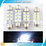 High Quality Car Light 8 SMD LED 31mm/36mm /39mm/41mm White 3528/1210 8SMD 8LED Festoon Dome Lamp Bulb DC12V