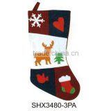 19" Non-woven Well-matched Christmas Stocking With Unique Design thumbnail-3