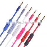 New Replacement Audio Cables For Beats Headphone Studio 2.0 Solo 2 Mixr With Mic For IPhone thumbnail-2