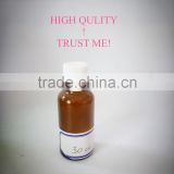 45g small amber pill glass bottle and lid