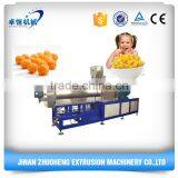 Automatic Corn Flour Puffed Snack Food Machine Plant Process Line