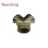 BSP,NPT, Female ,3way ,forged Y-type Brass Connector,manifold Connectors thumbnail-1