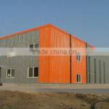 Professional Manufacture Sandwich Panel Steel Frame Prefabricated Warehouse thumbnail-1