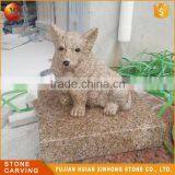 Hot Sale Hand Carve Granite Life Size Garden Dog Statue thumbnail-6