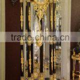 Charming 24K Gold Plated Floor Clock,Home Luxury Decoration Grandfather Clock, Made of Copper & Marble thumbnail-1