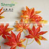 CHY070919 Garden decoration plastic maple leaf/leaf for maple tree making