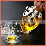 Borosilicate Glass Teapot With Stainless Steel Infuser thumbnail-4