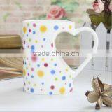 2014 New Product Hot Sale Ceramic Cup, Heart Shaped Ceramic Coffee Cup, Ceramic Coffee Cup thumbnail-1