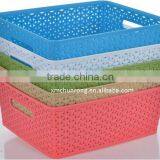 Multi-use Home Office Storage Basket/plastic Desktop Organizer Basket thumbnail-1