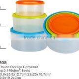 BSCI Audit 6pcs Round Stroage Container and Plastic Food Container thumbnail-1