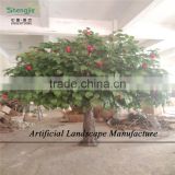 SJ Making artificial apple fruit tree , fake apple tree ,decorative apple tree