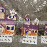 Ceramic Halloween House Tealight Holder thumbnail-1