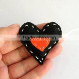 Hot Selling Eco Friendly New Products Promotional Gift Cute Felt Scrapbooking Designer Fabric Heart on Express thumbnail-1
