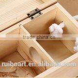 Wooden Wine Box With Handle thumbnail-4