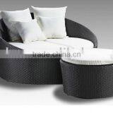 Fashion Rattan Bed With Cushion thumbnail-1