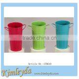 Mini Galvanized Flower Holder With Colour Coated for Household thumbnail-1